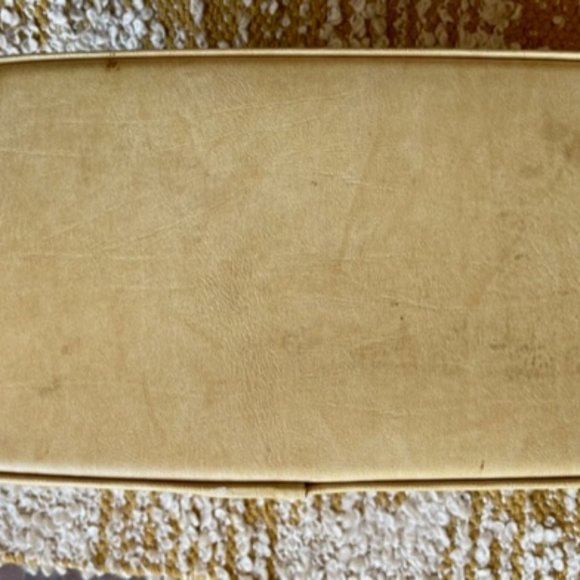 Samsonite Vintage Train Case 1960s Butter Yellow Silhouette Elevated Picnic - Picture 15 of 16